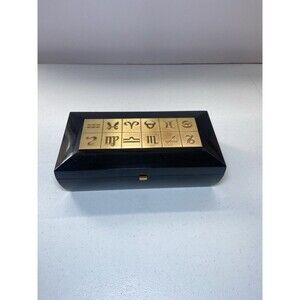 Vintage Redi-Slip Remembrance Zodiac Music Playing Cards Box Working Musical
